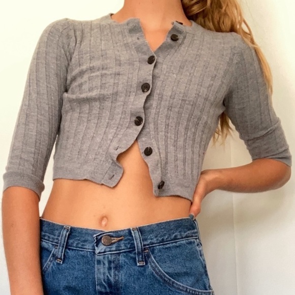 EUC💕100% Merino Wool Preshrunken Cardigan - Picture 2 of 4